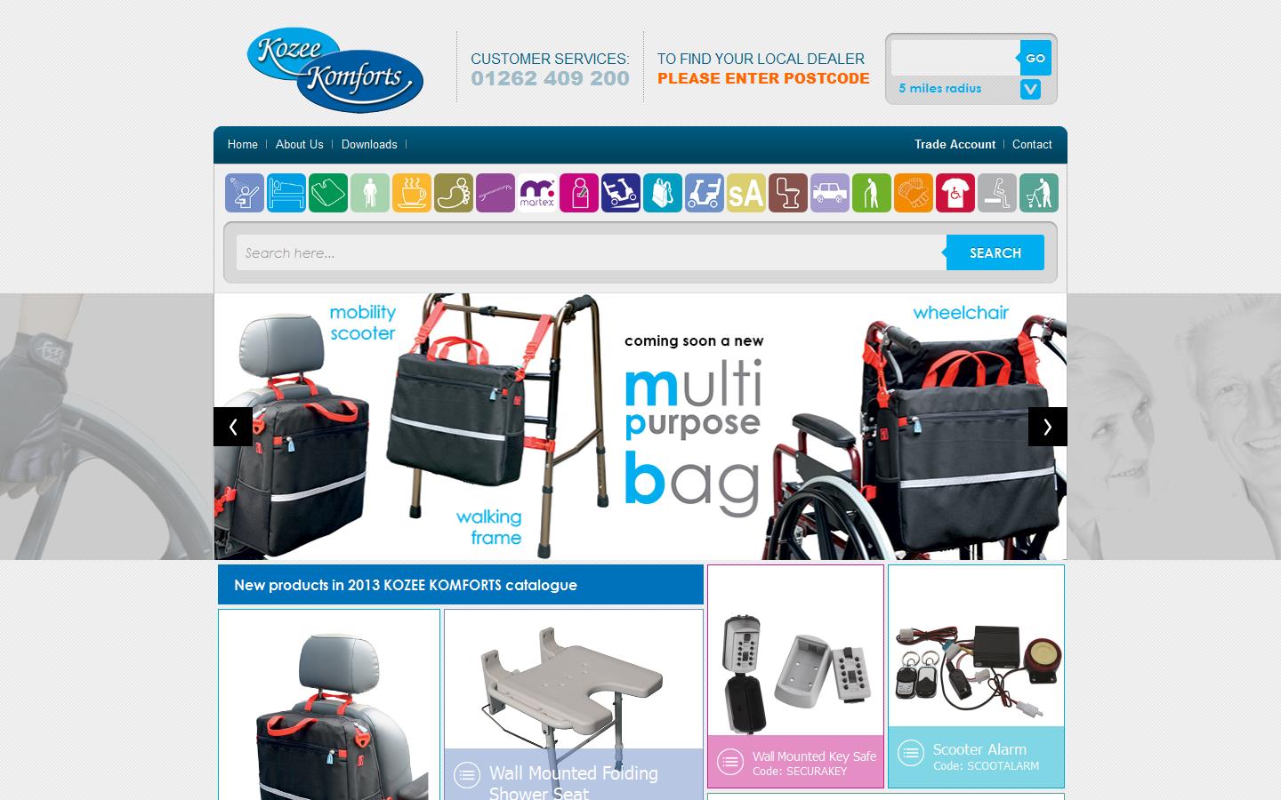 Kozee Komforts Website