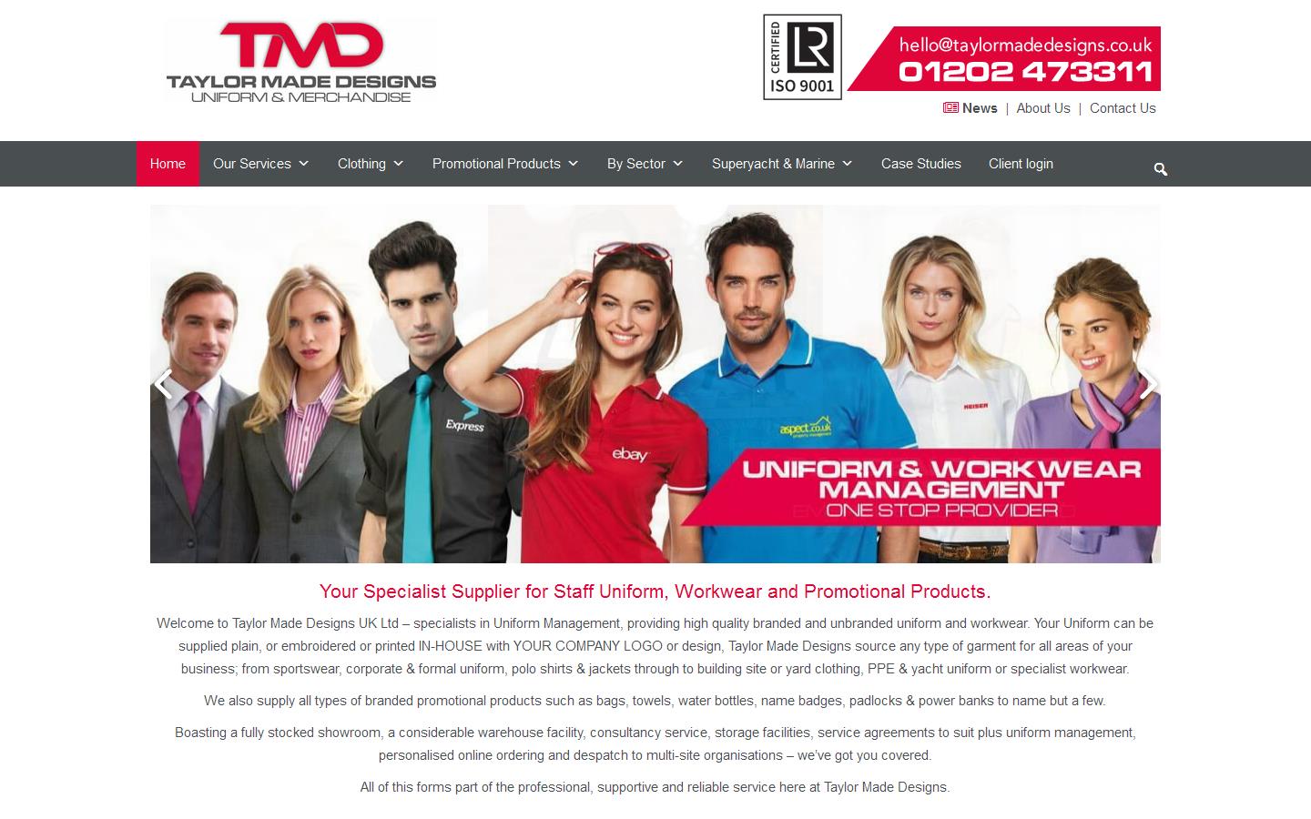 Taylor Made Designs Website