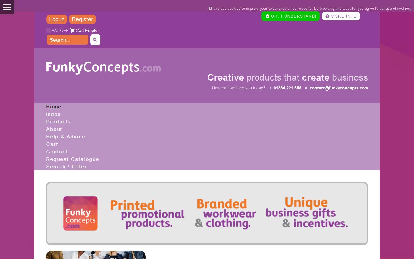 Funky Concepts Ltd Website
