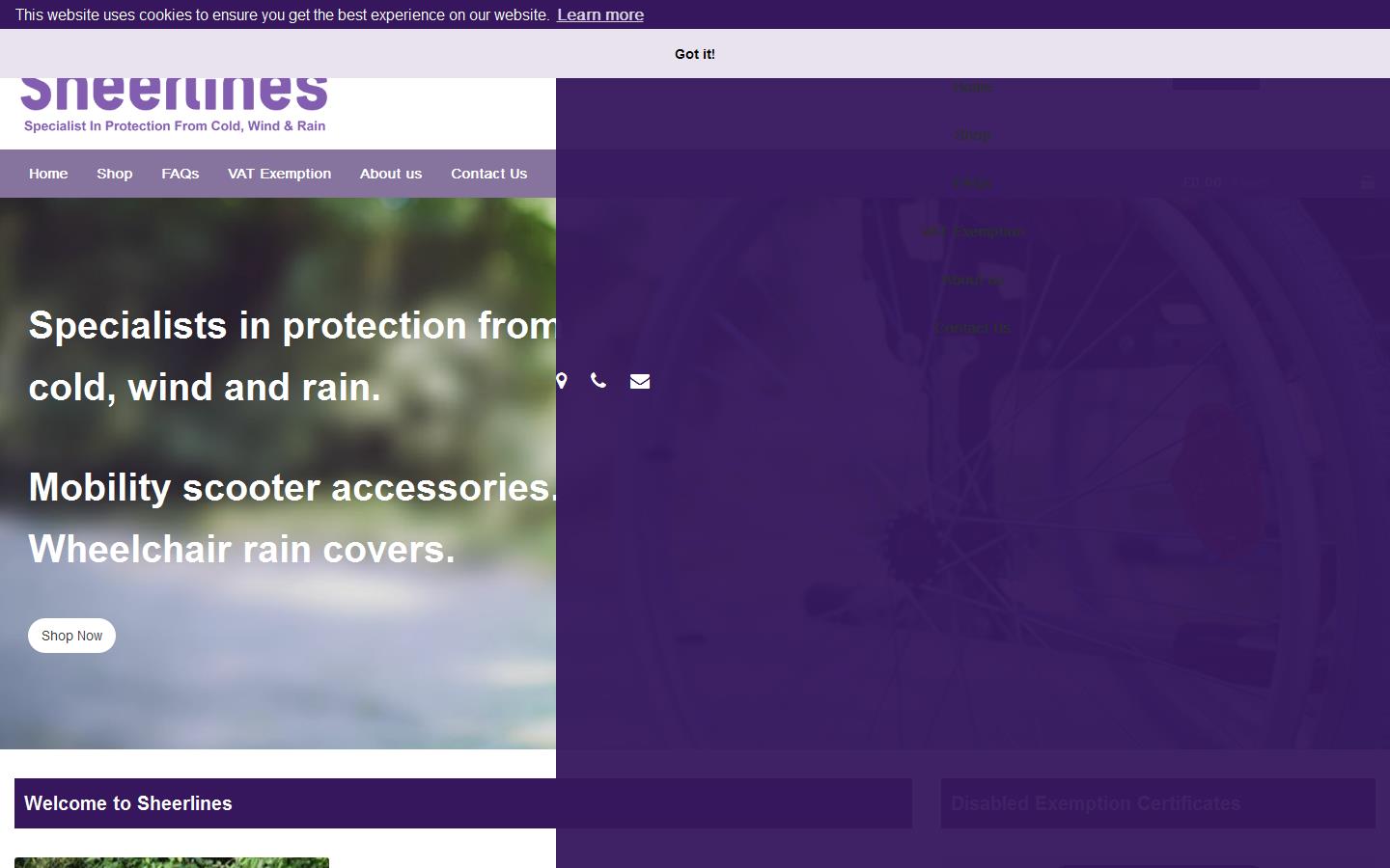 Sheerlines Ltd Website