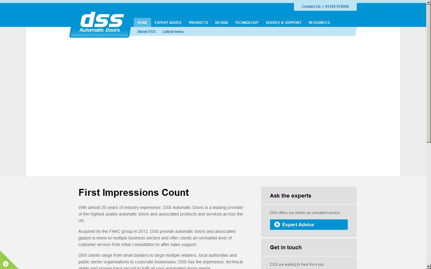 DSS Automatic Doors Website