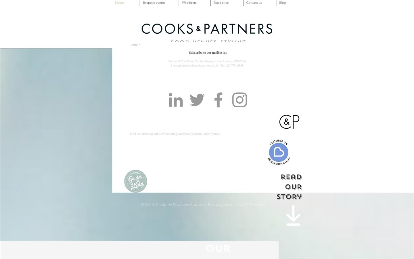 Cooks & Partners Website