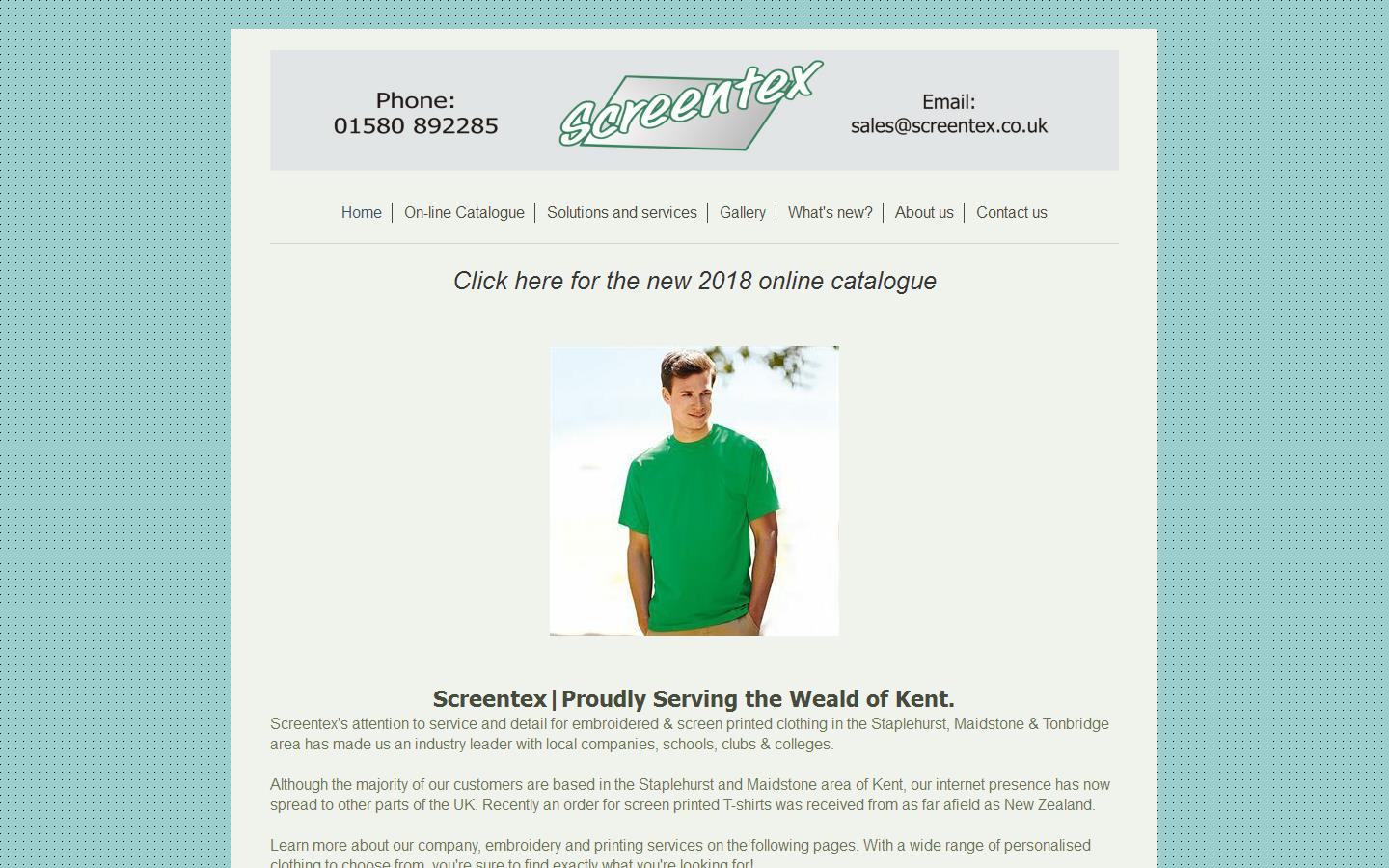 Screentex Website