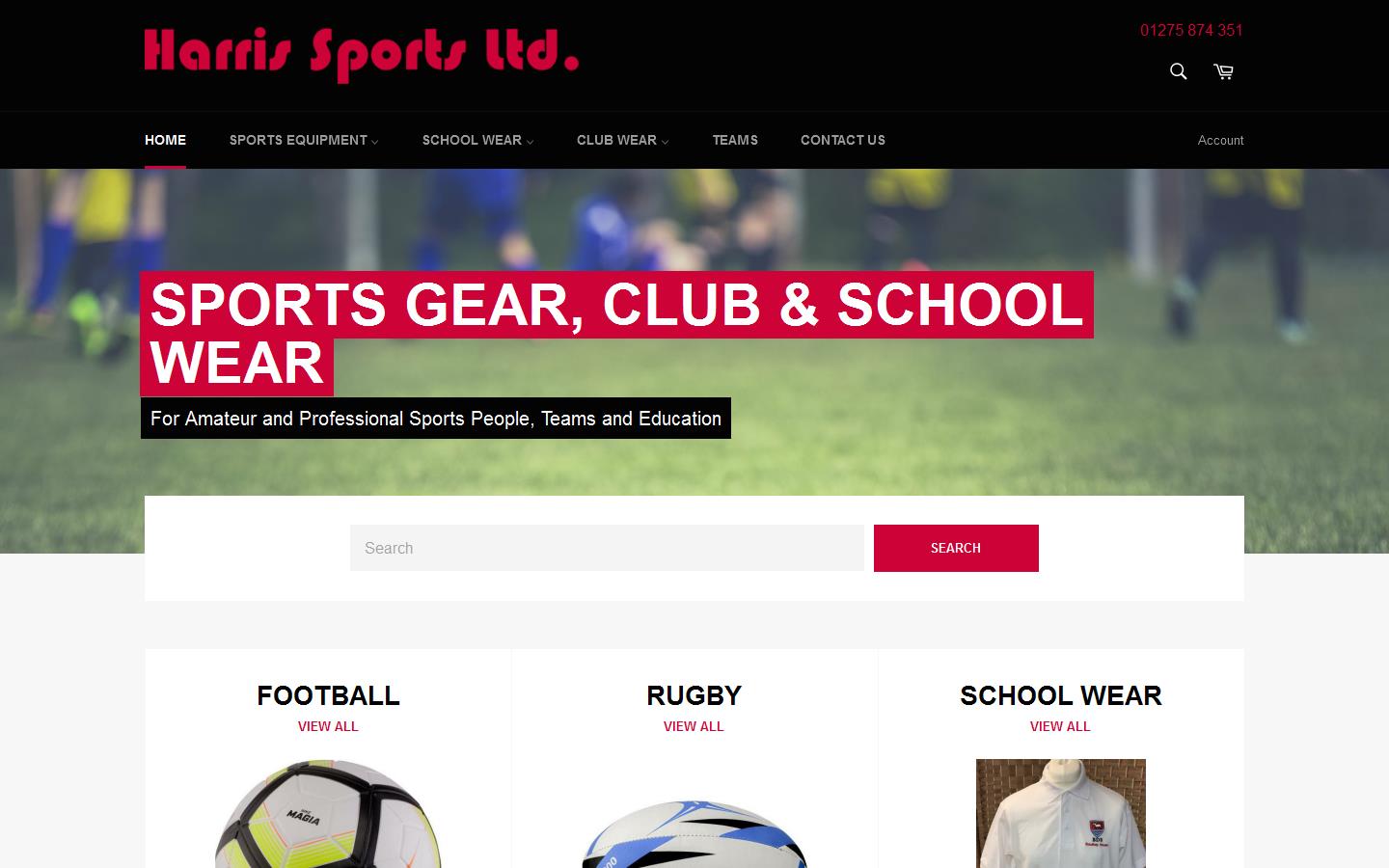 Harris Sports Website