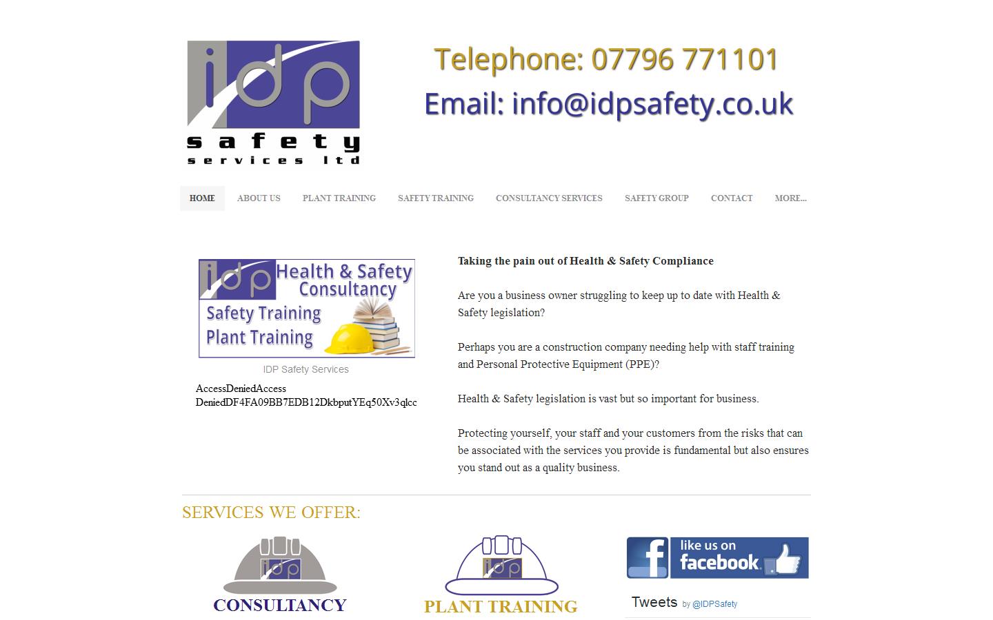 IDP Safety Services Ltd Website