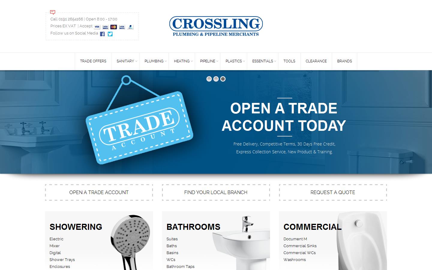 Crossling Pipeline Ltd Website