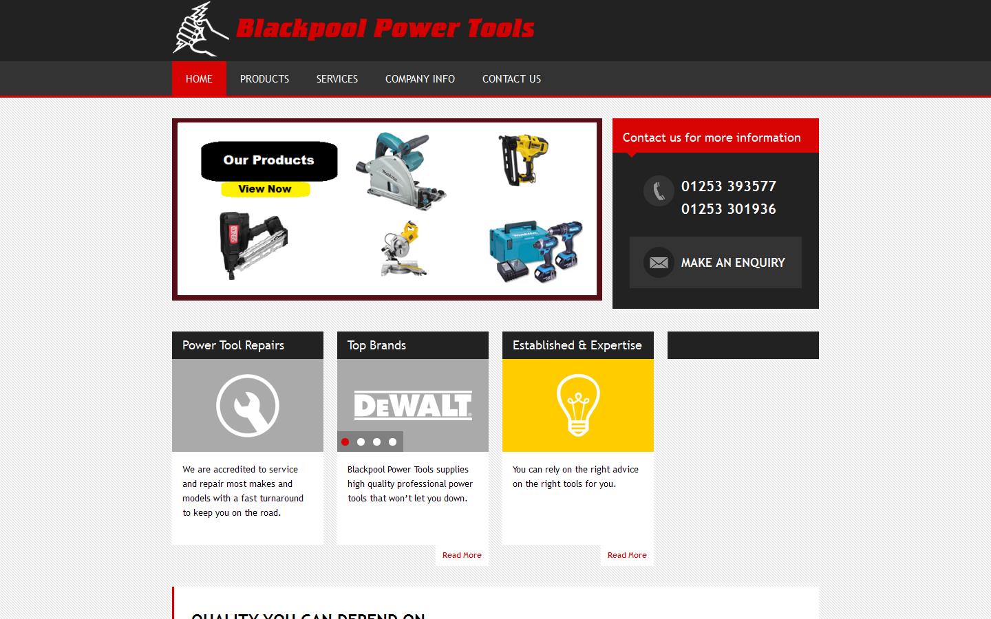 Blackpool Power Tools Website