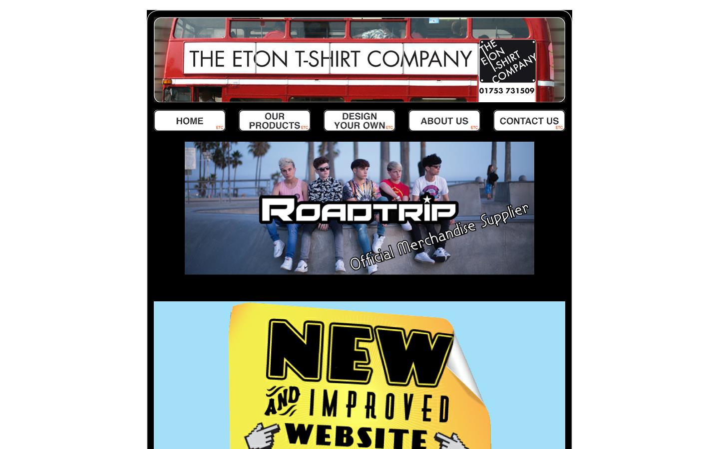 The Eton T-shirt Company Website