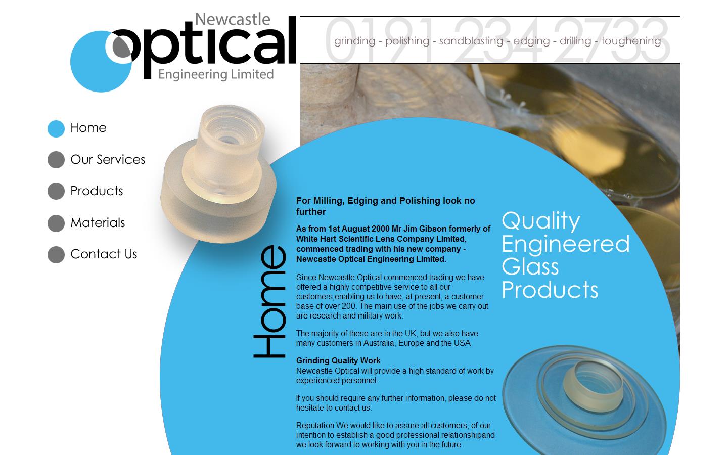 Newcastle Optical Engineering Ltd Website