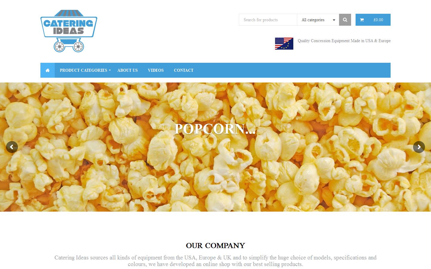 Catering Ideas Website