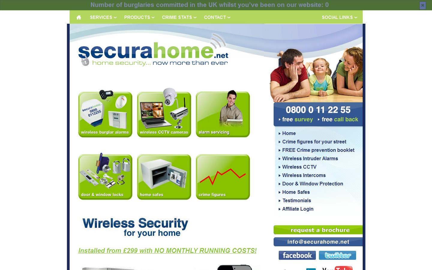Secura Home Website