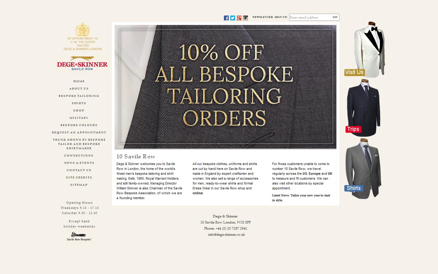 Dege & Skinner Website