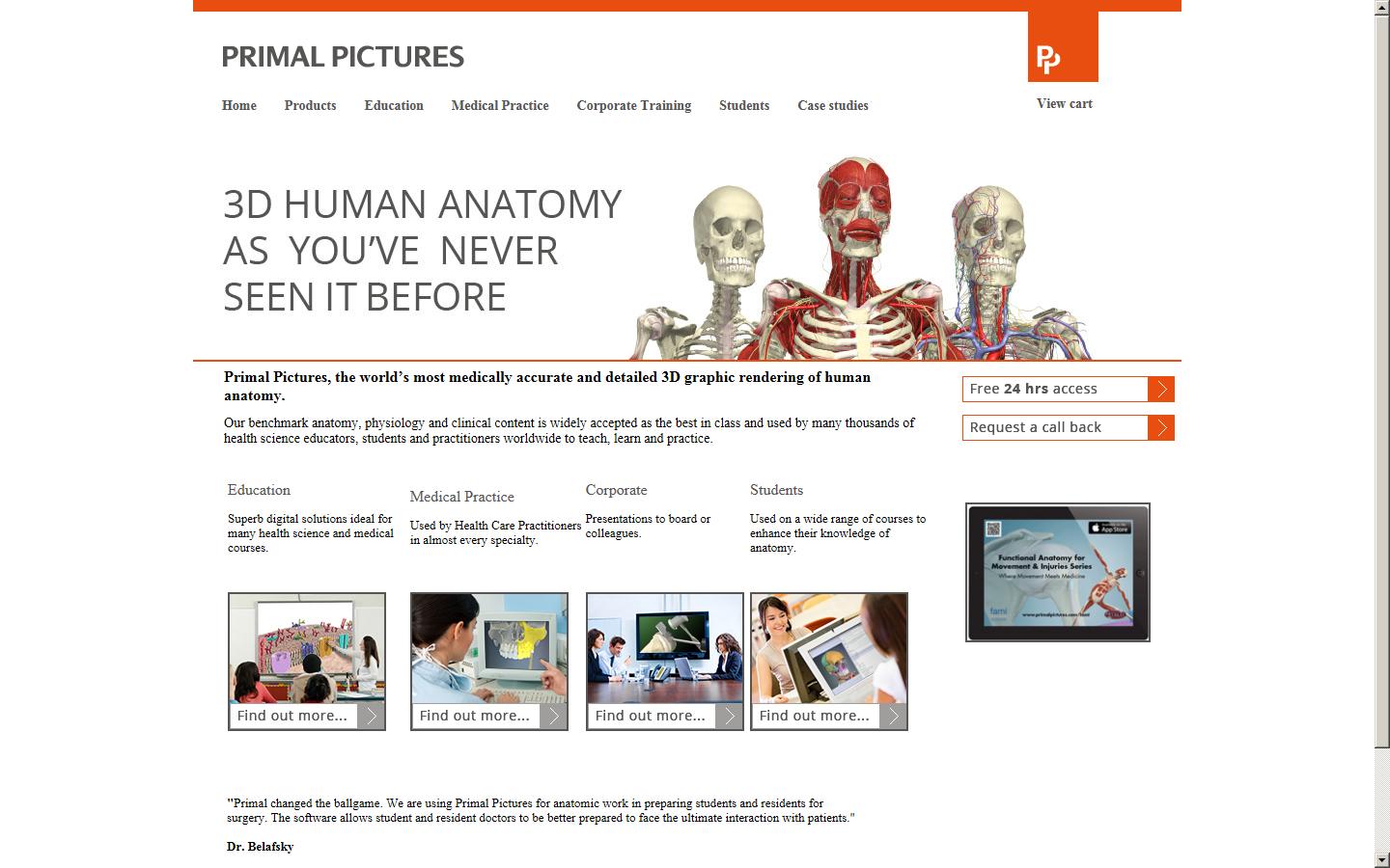 Primal Pictures Website