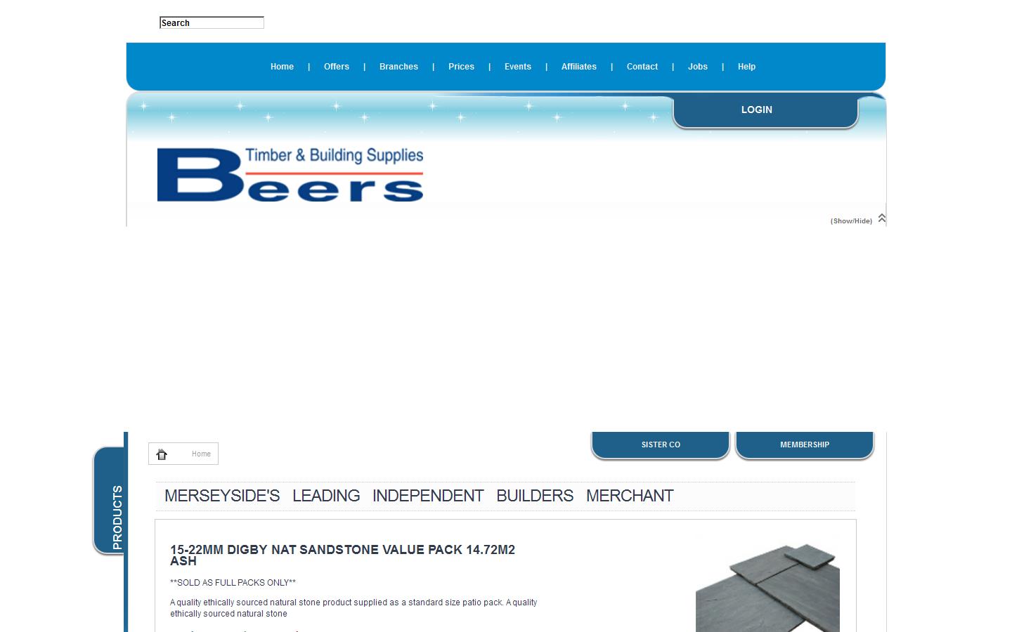 Beers Timber & Building Supplies Website