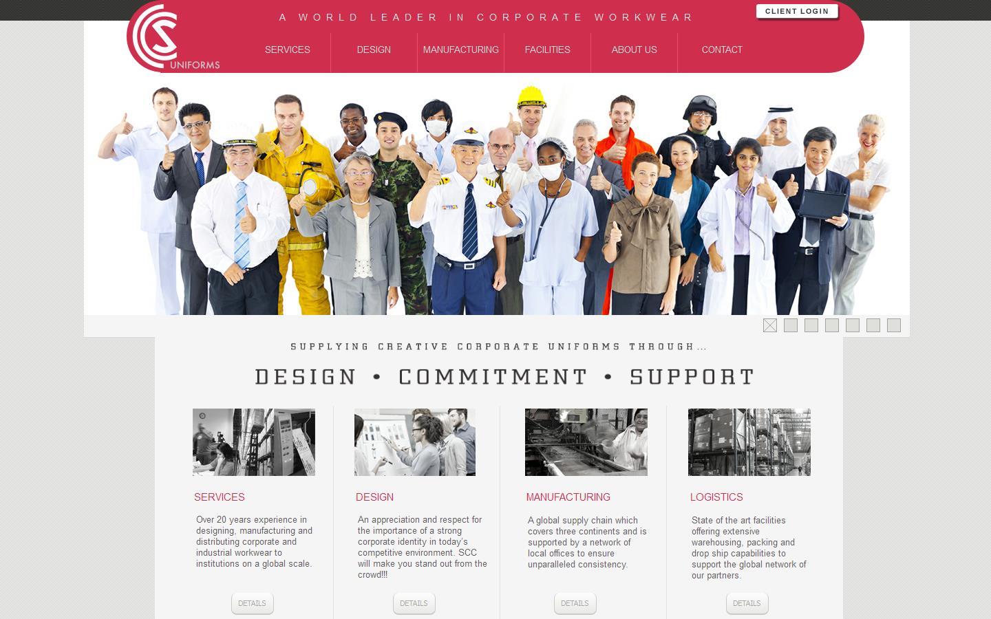 Selection Corporate Clothing Website