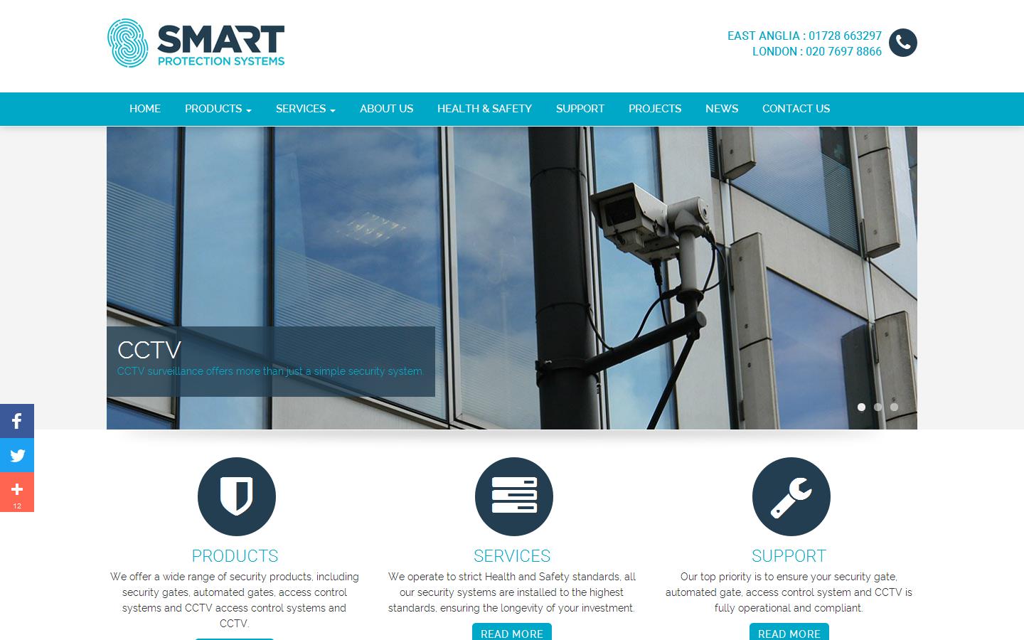 Smart Protection Systems Website