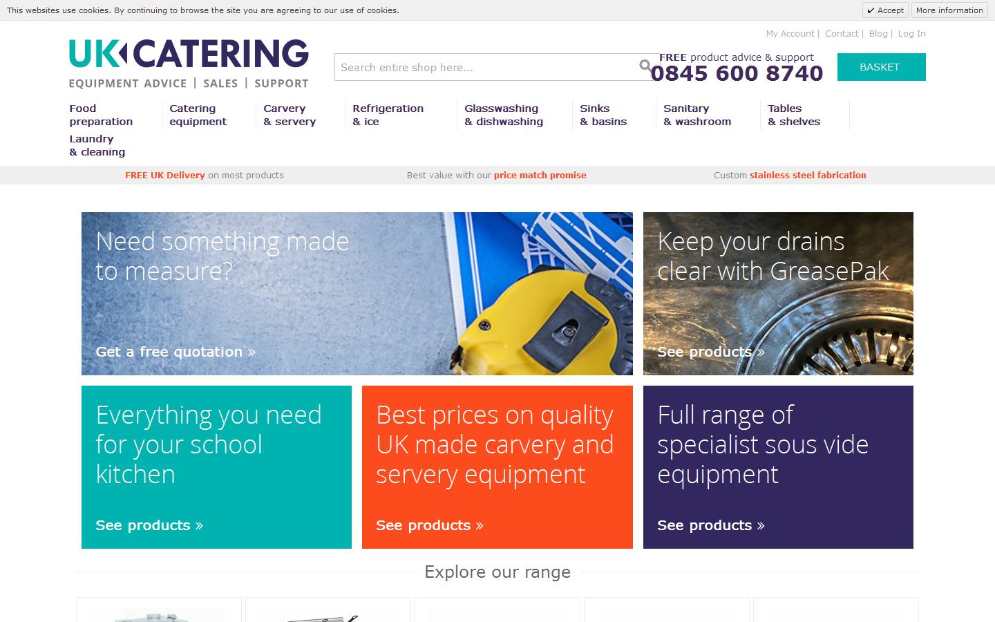 UK Catering Ltd Website