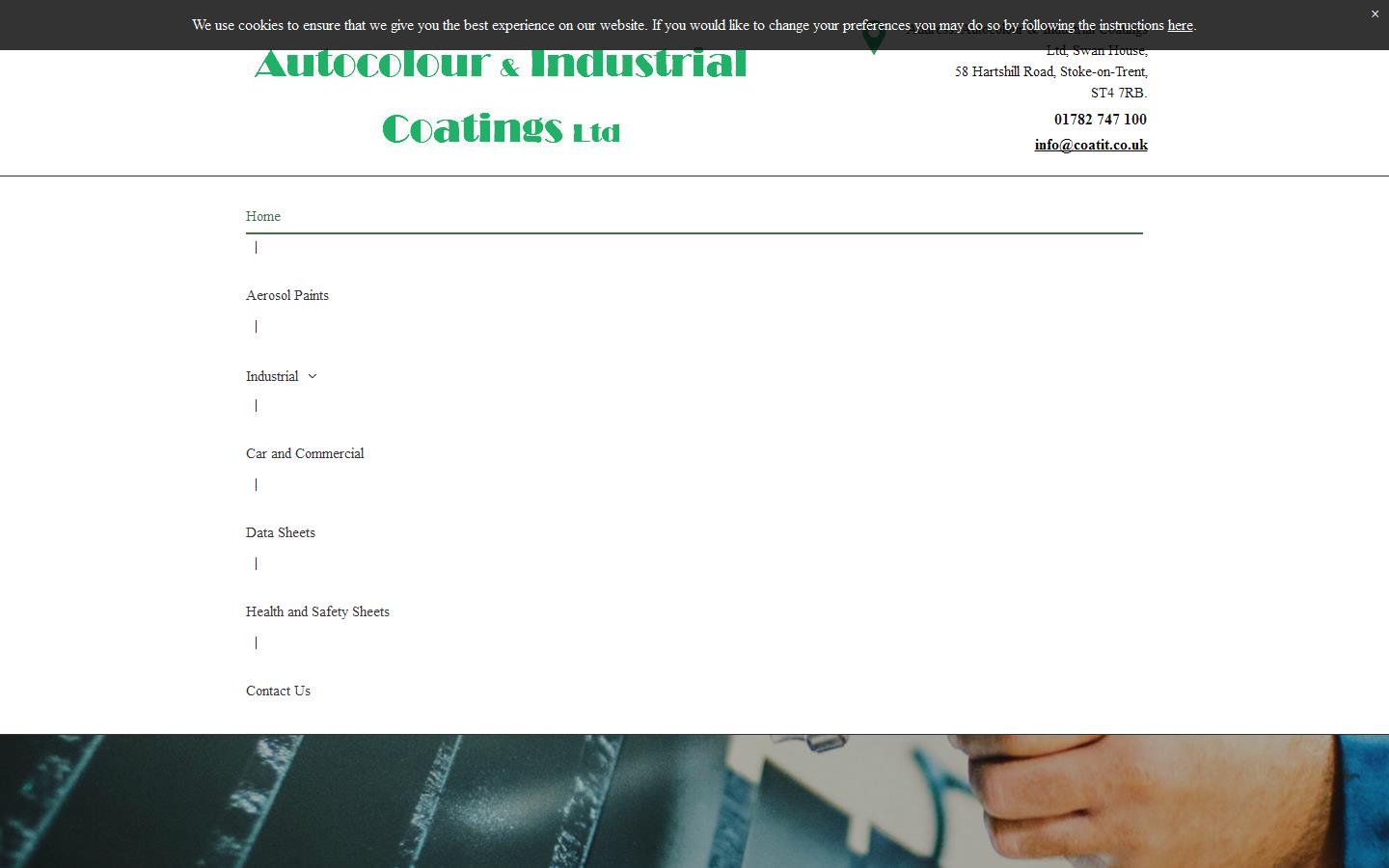 Autocolour & Industrial Coatings Website