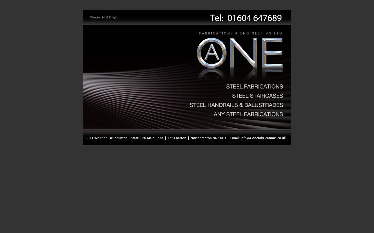 A One Fabrications & Engineering Website
