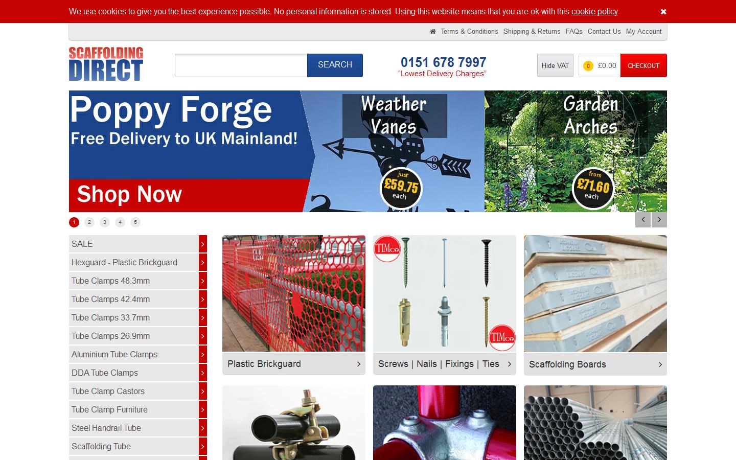 Scaffolding-direct Co UK - Delta Services GB Ltd Website