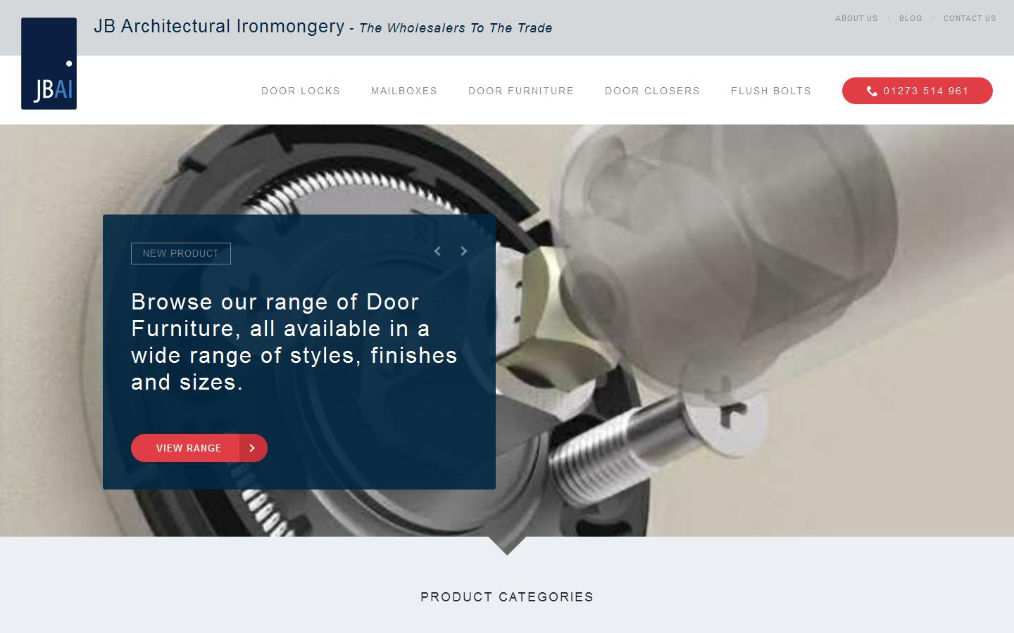JB Architectural Ironmongery Ltd Website