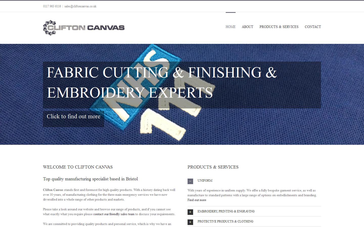 Clifton Canvas Developments Ltd Website