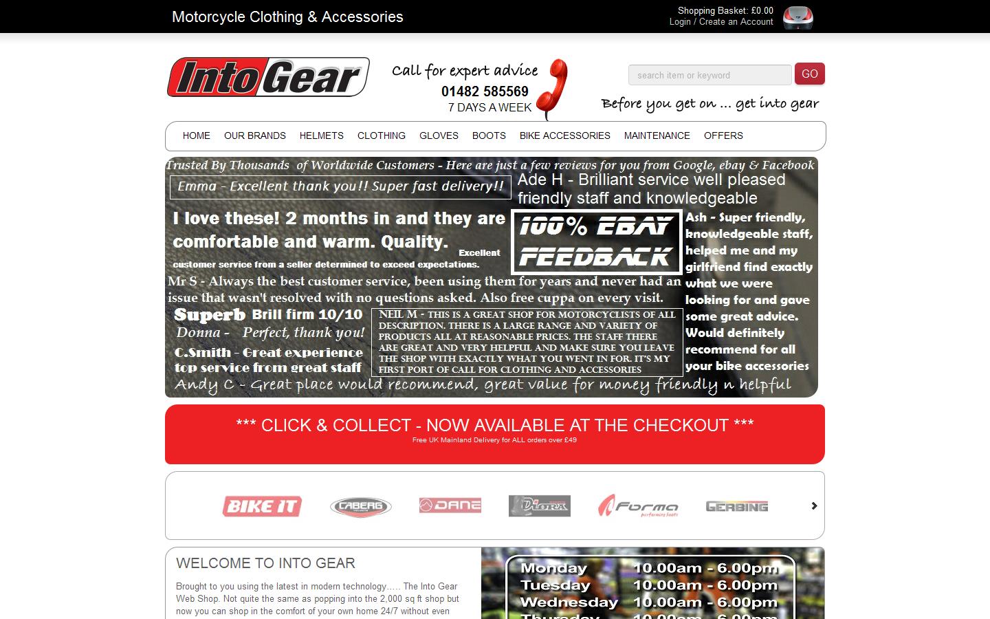Into Gear Website