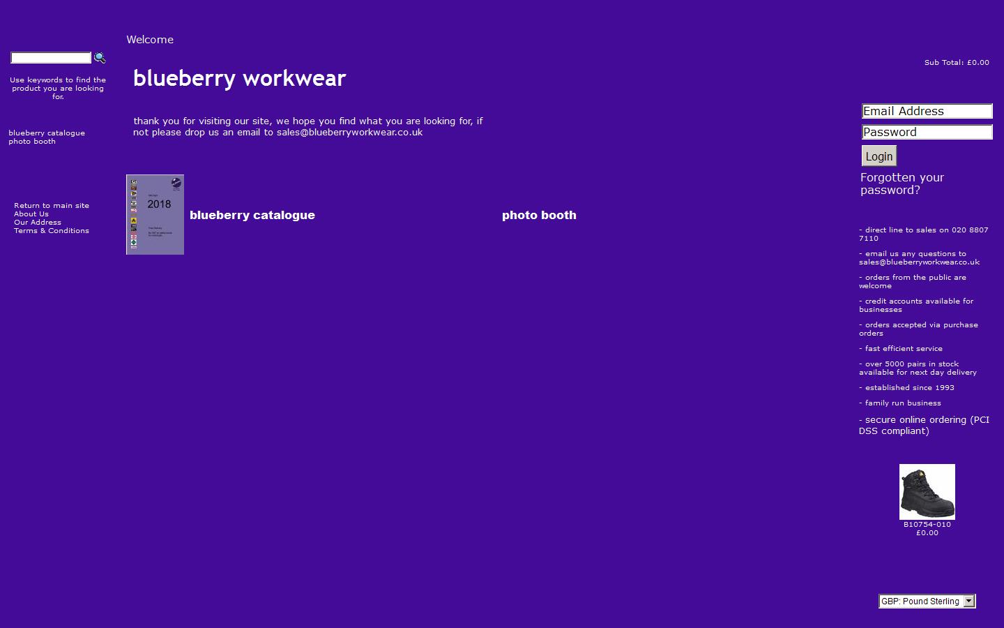 Blueberry Ltd Website