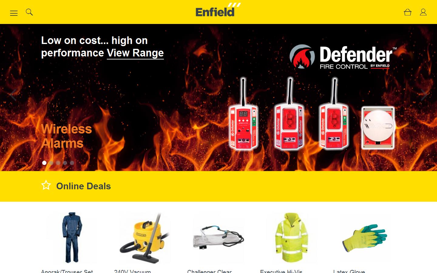 Enfield Safety Ltd Website