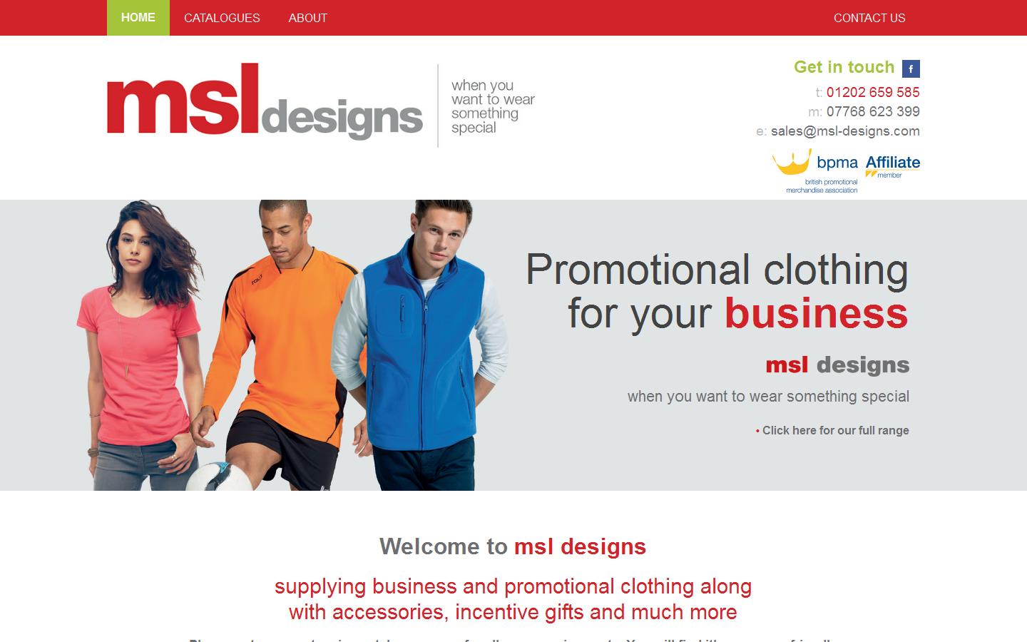 MSL Designs Website