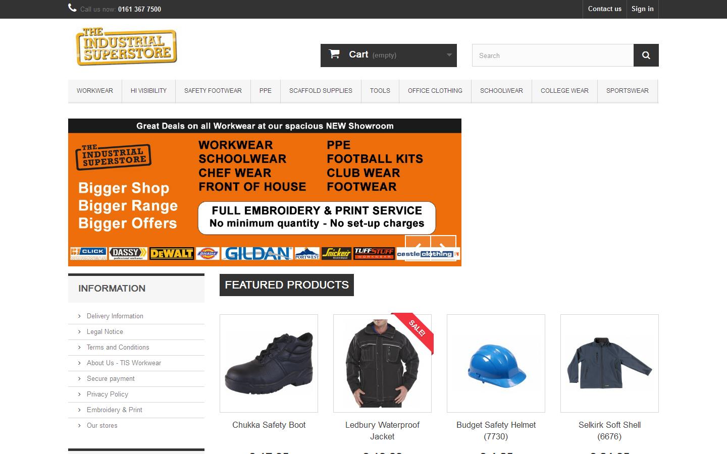 The Industrial Superstore Website