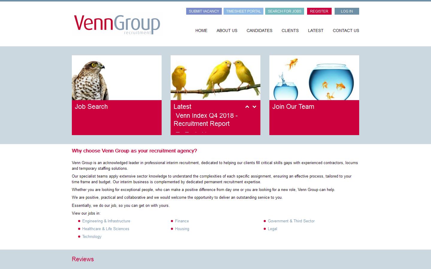 Venn Group Ltd Website