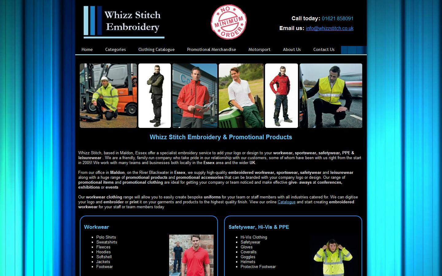 Whizz Stitch Embroidery Website