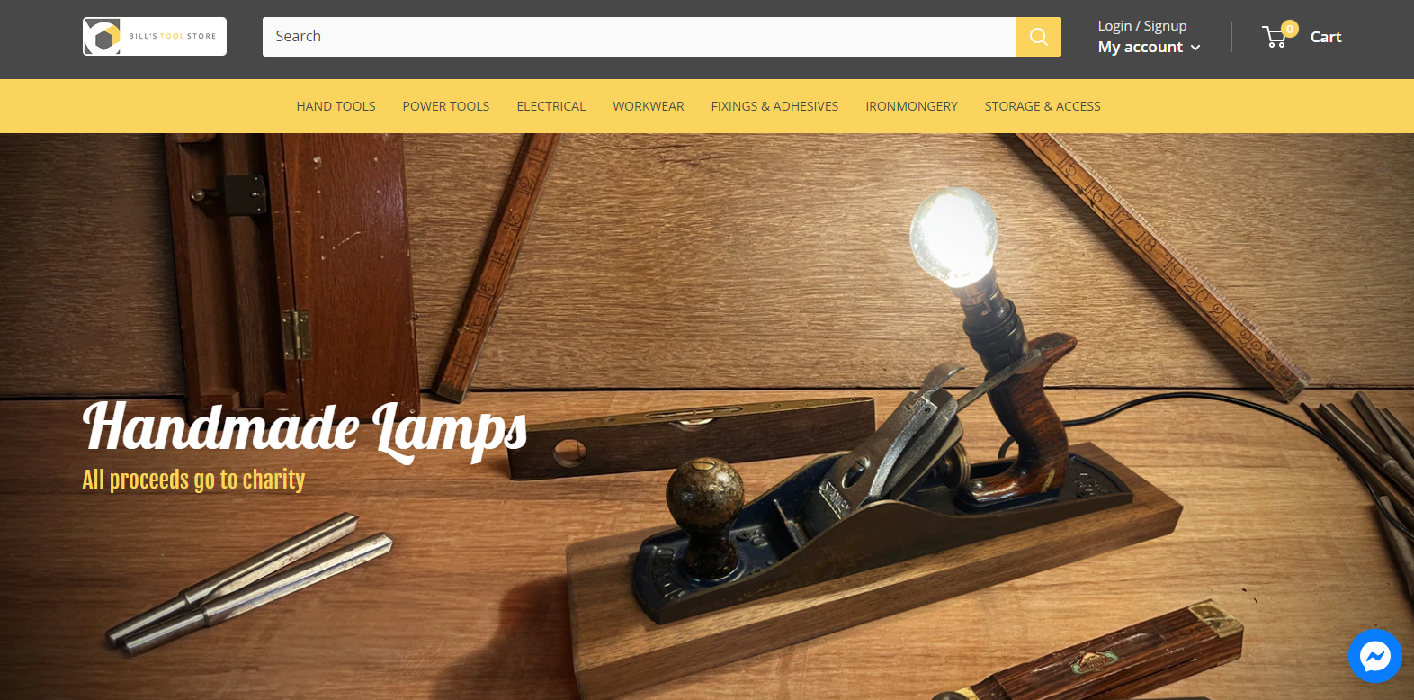 Bills Tool Store Website