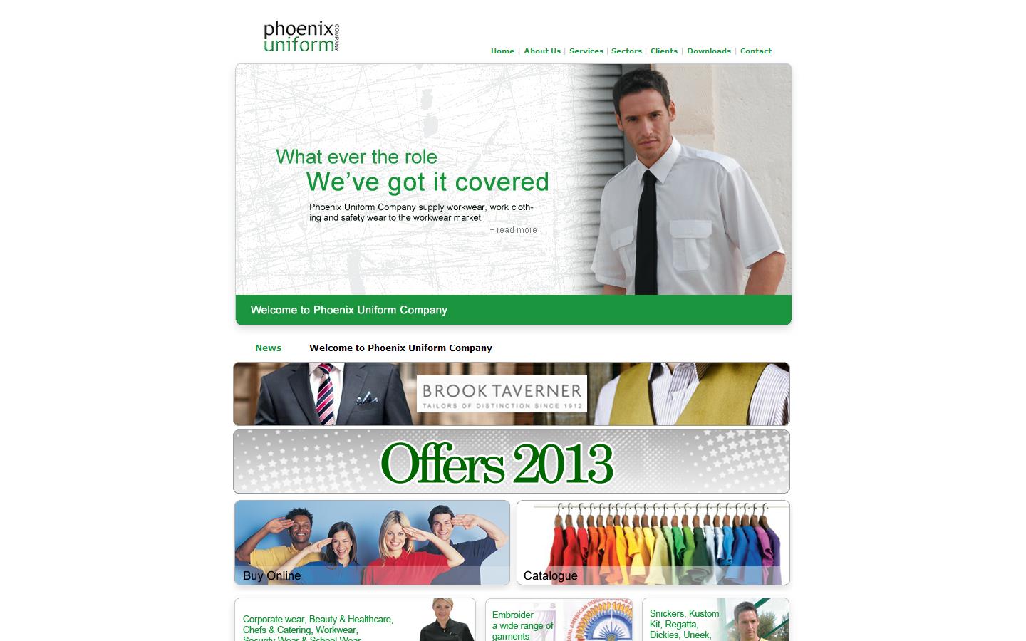 Phoenix Uniform Company Website