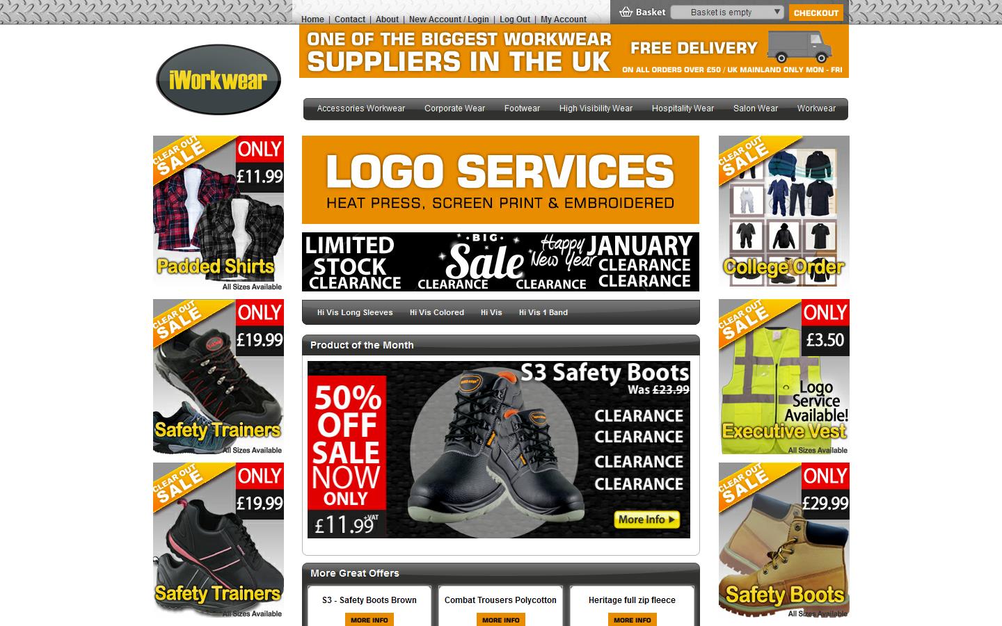 Iworkwear Website