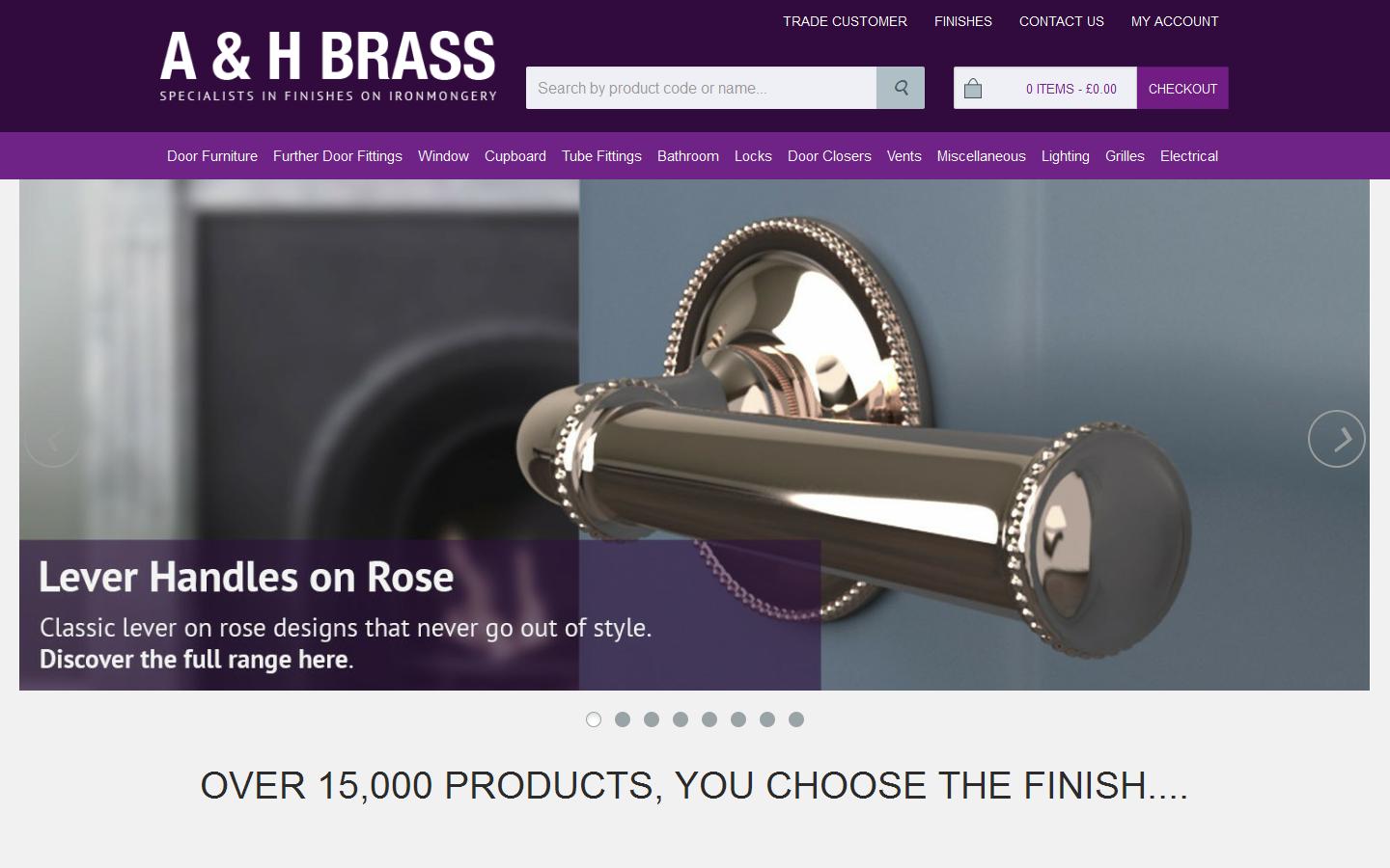 A & H Brass Website
