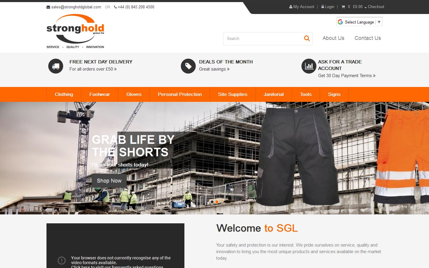 Stronghold Global Website