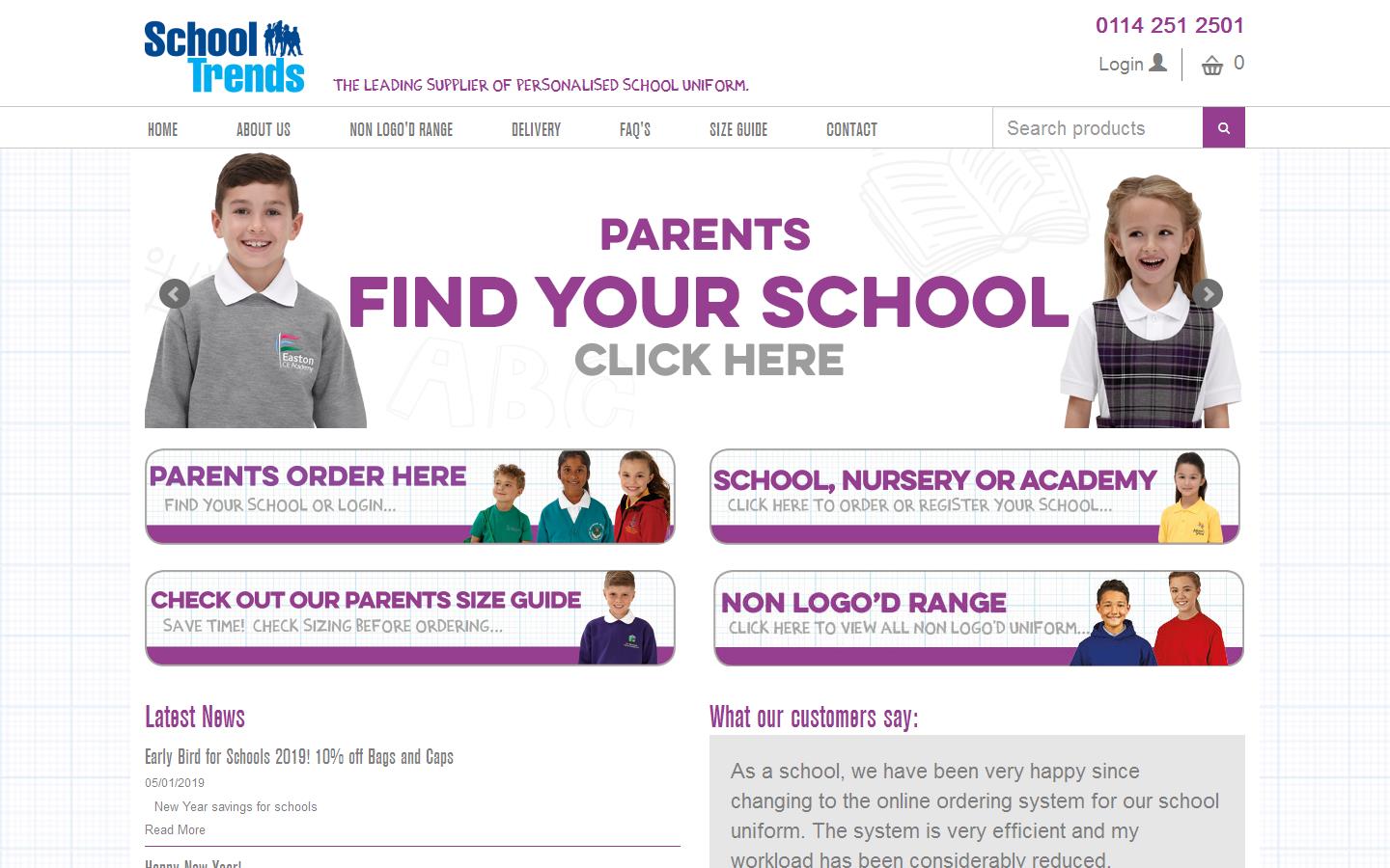 School Trends Website