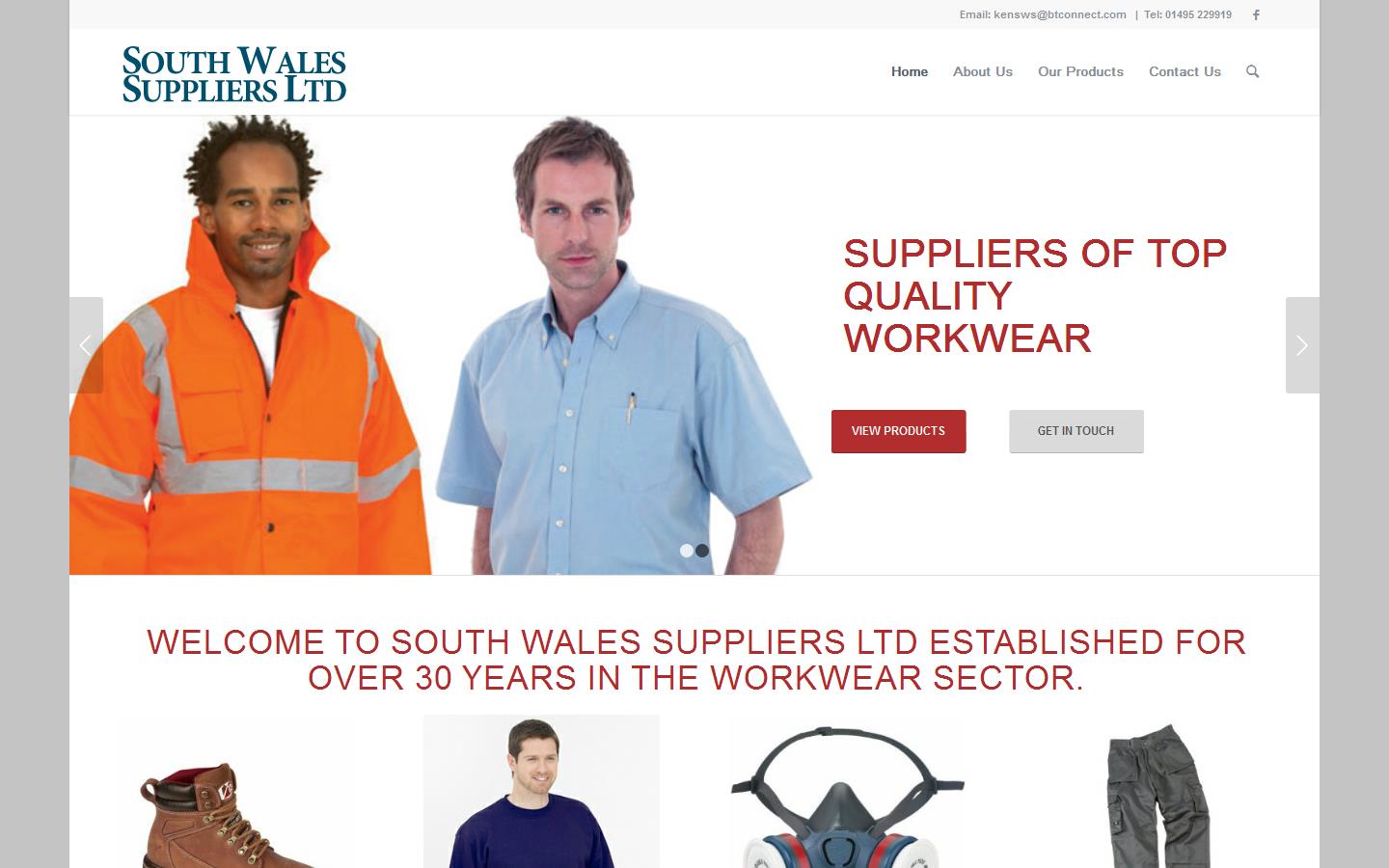 South Wales Suppliers Website