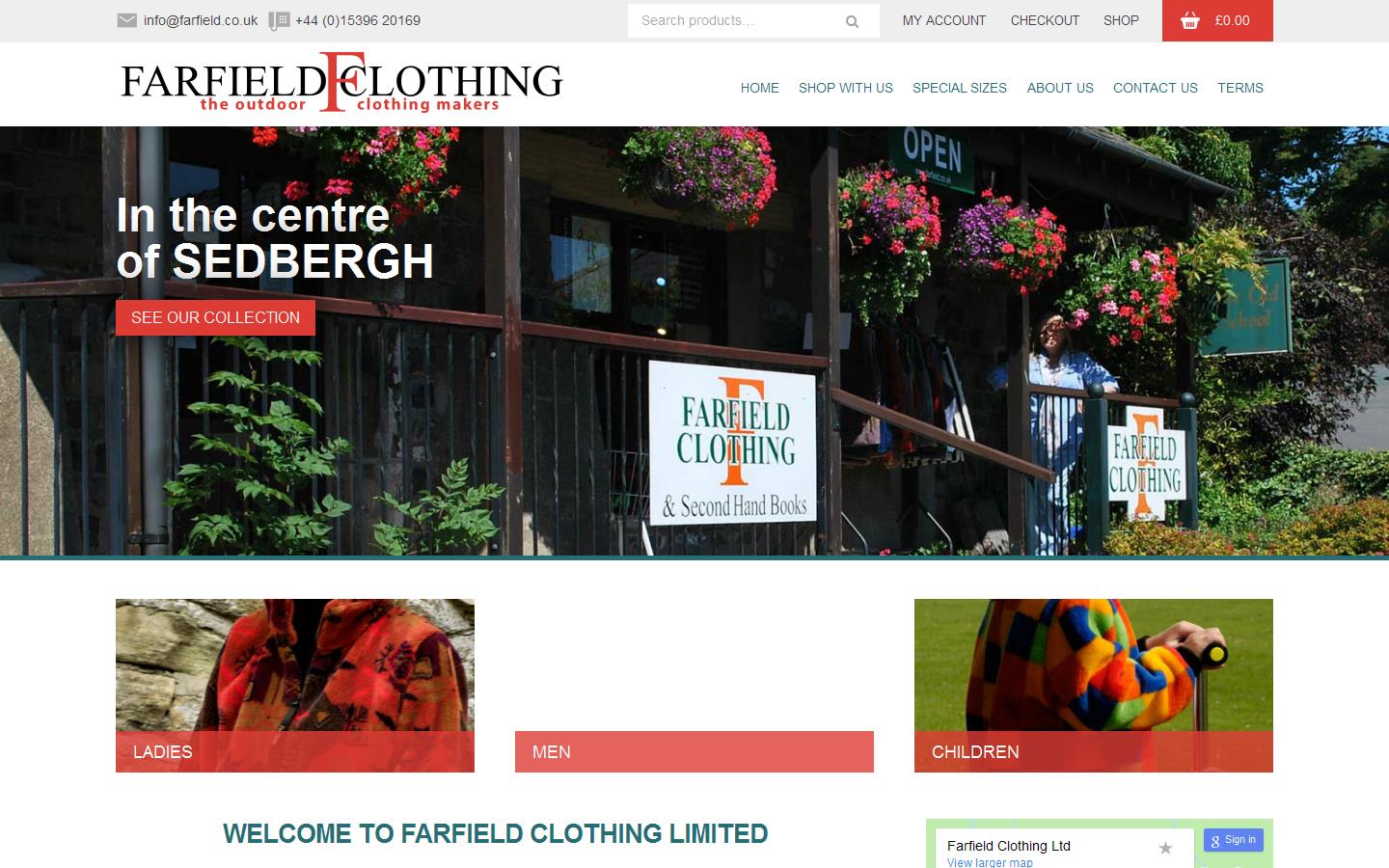 Farfield Clothing Website
