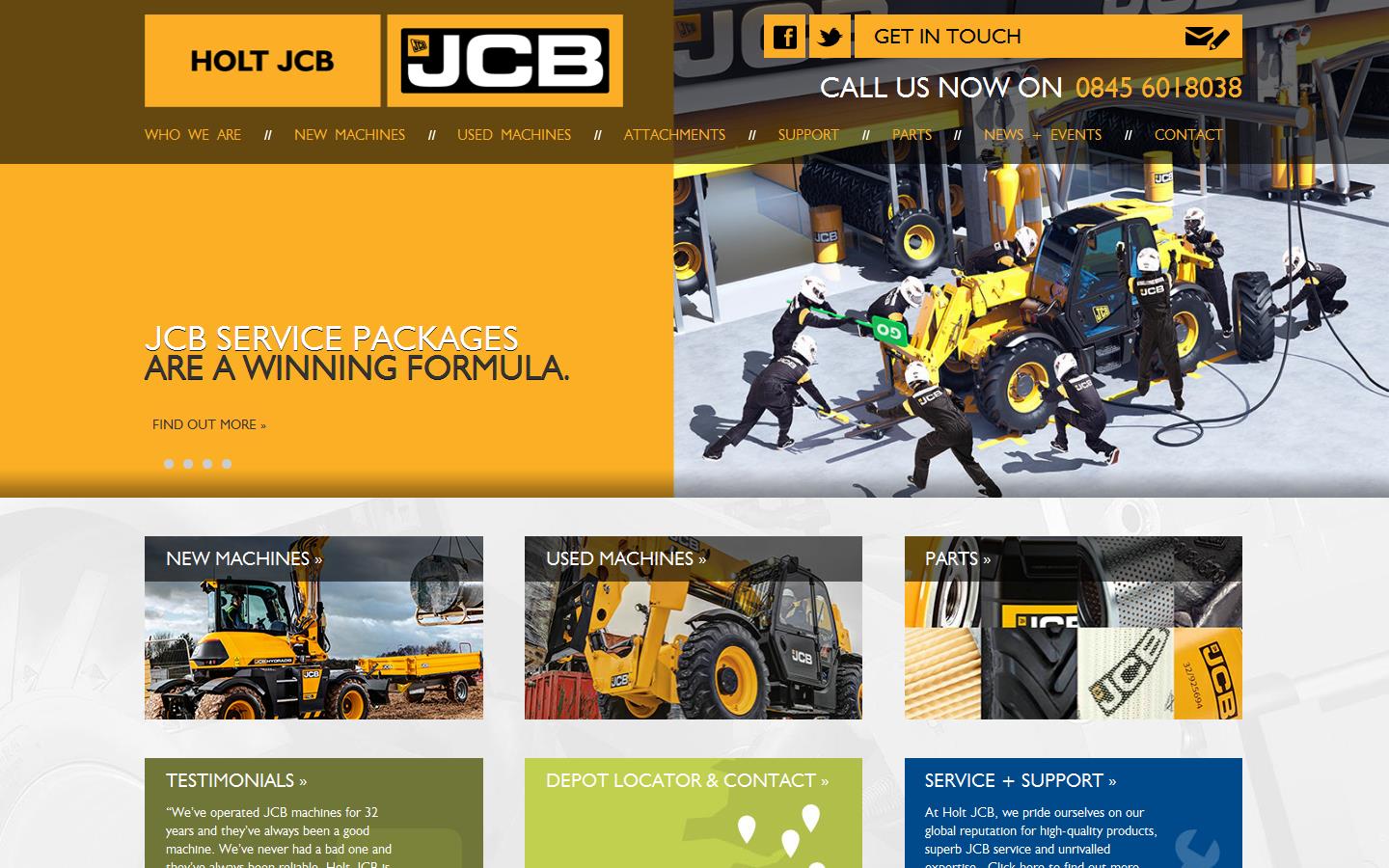 Holt J C B Ltd Website