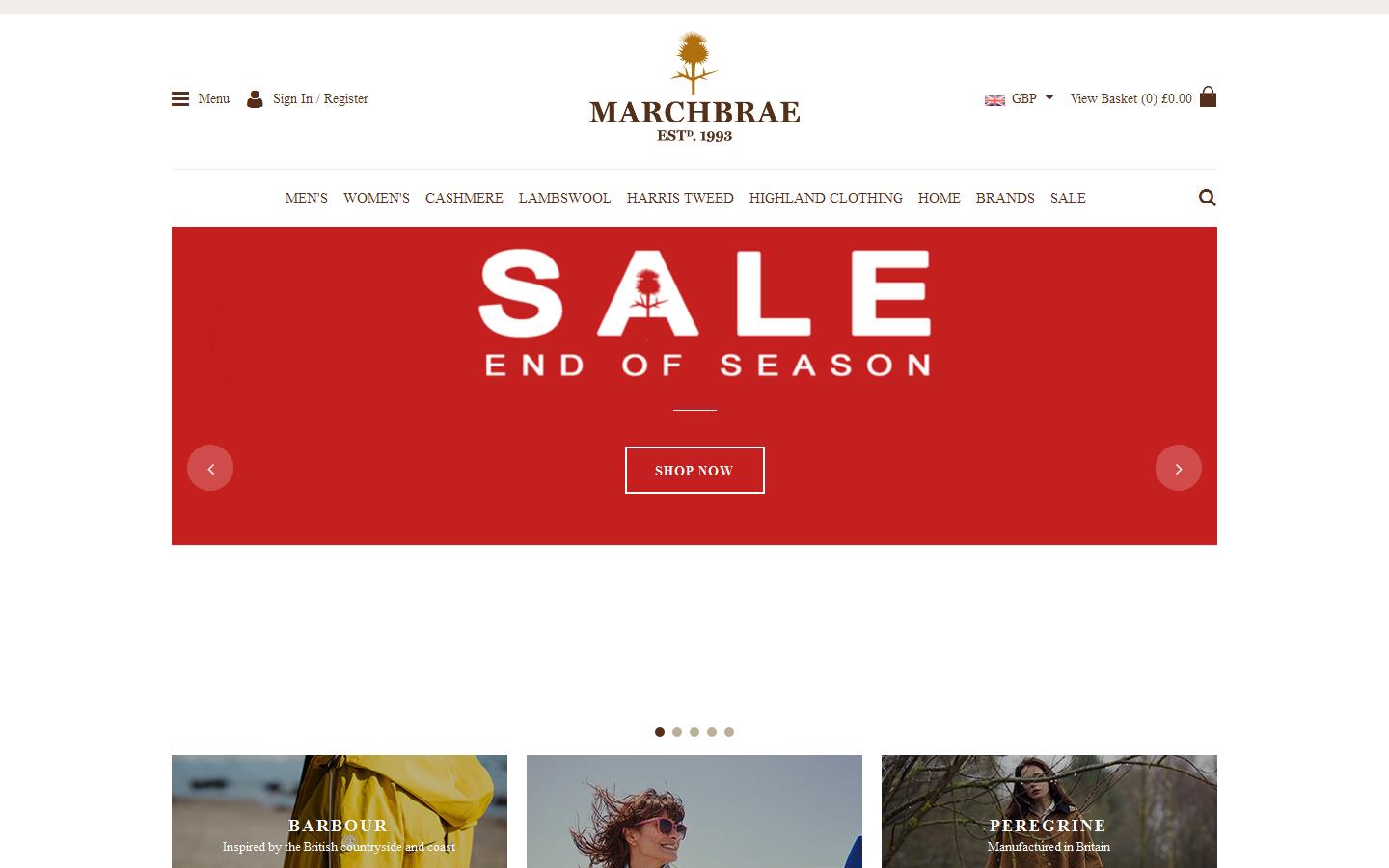 Woollen Mill Website