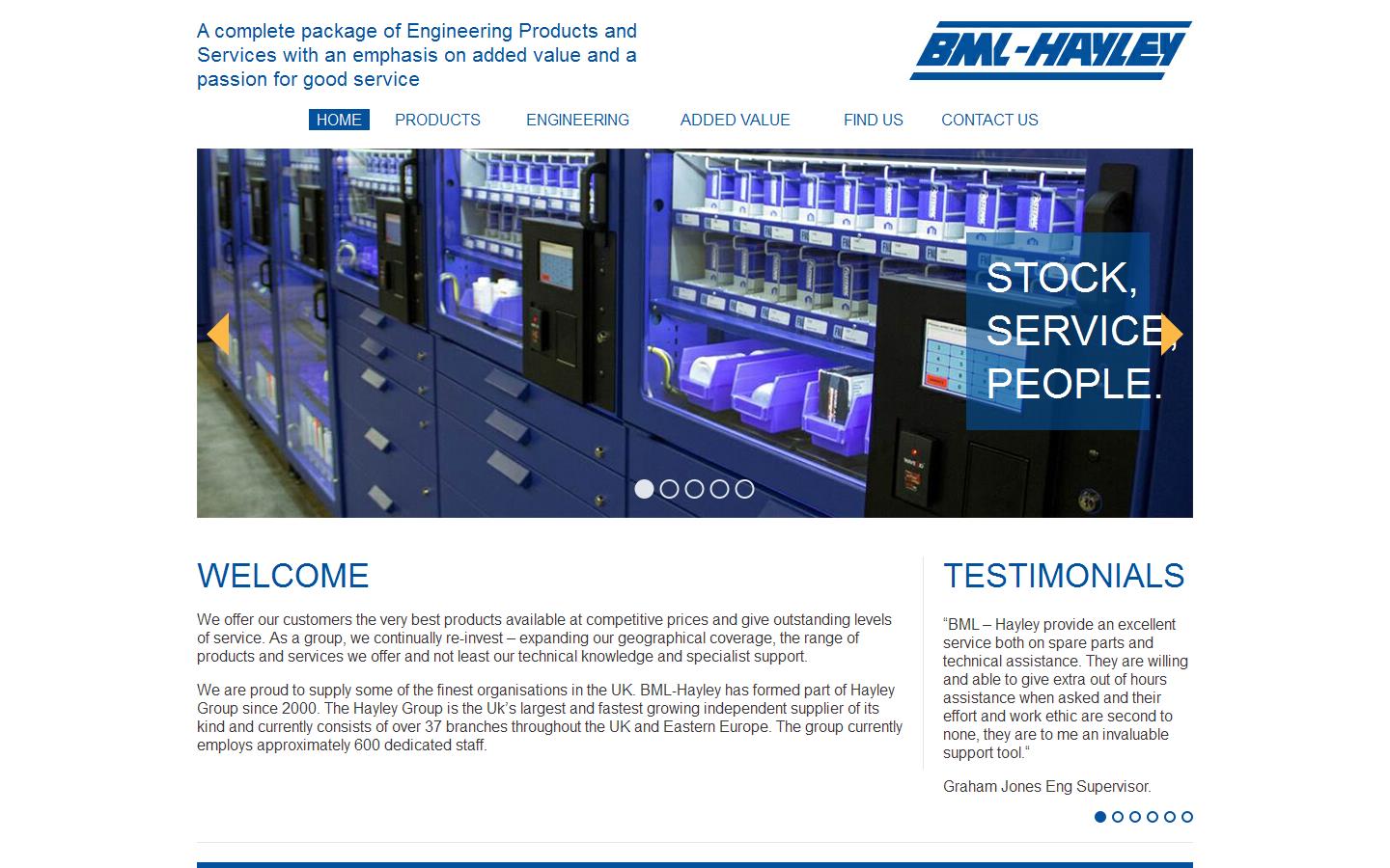 B M L Hayley Website