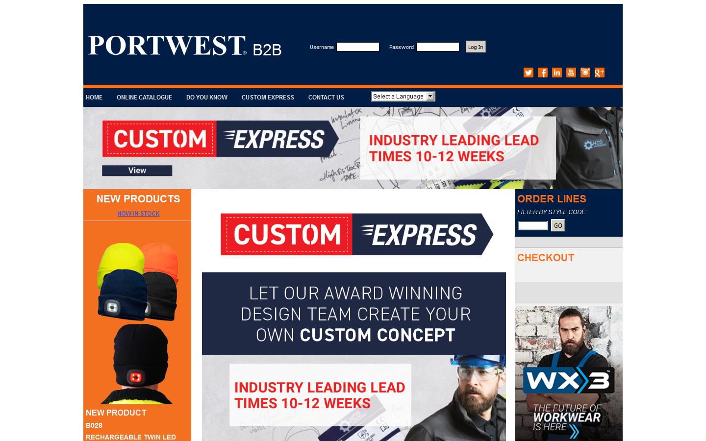 Portwest Website
