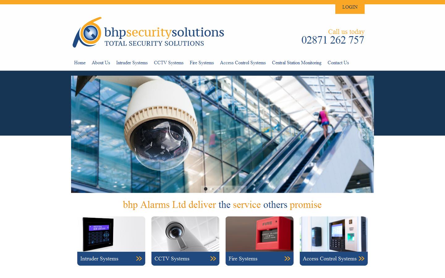 B H P Alarms Ltd Website