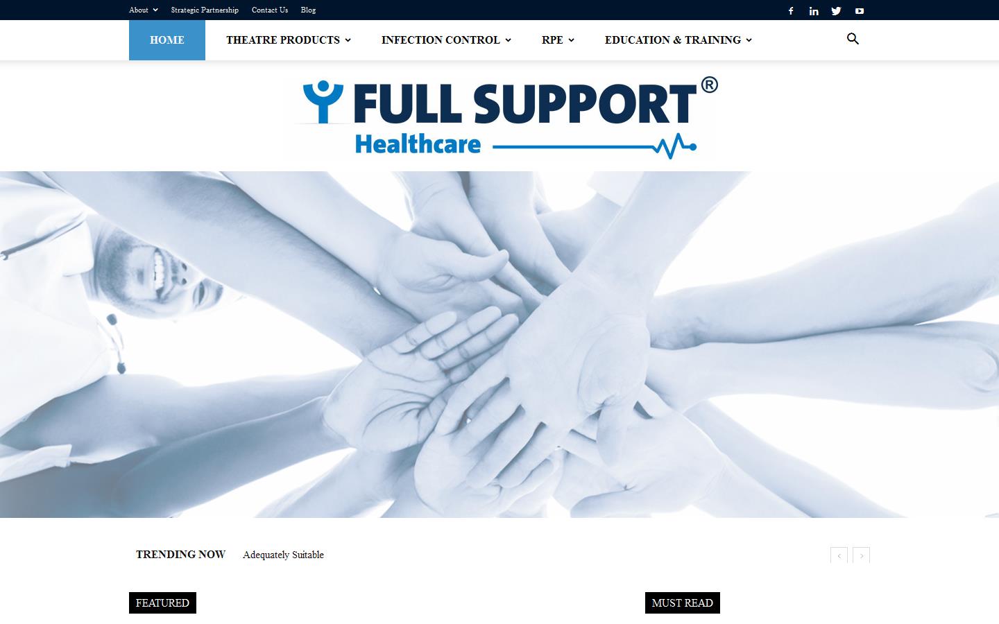 Full Support Healthcare Website