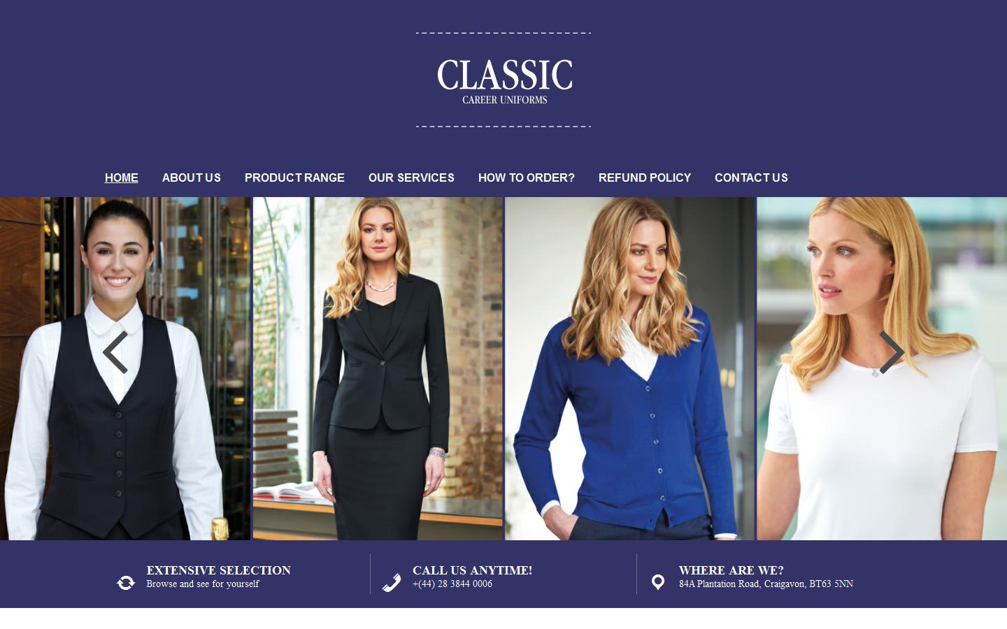 Classic Career Uniforms Website
