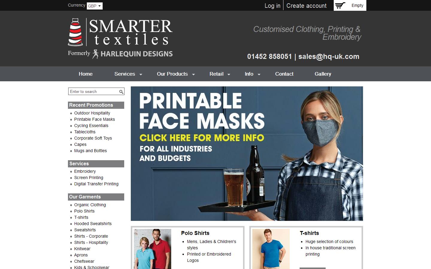 Smarter Textiles Ltd Website