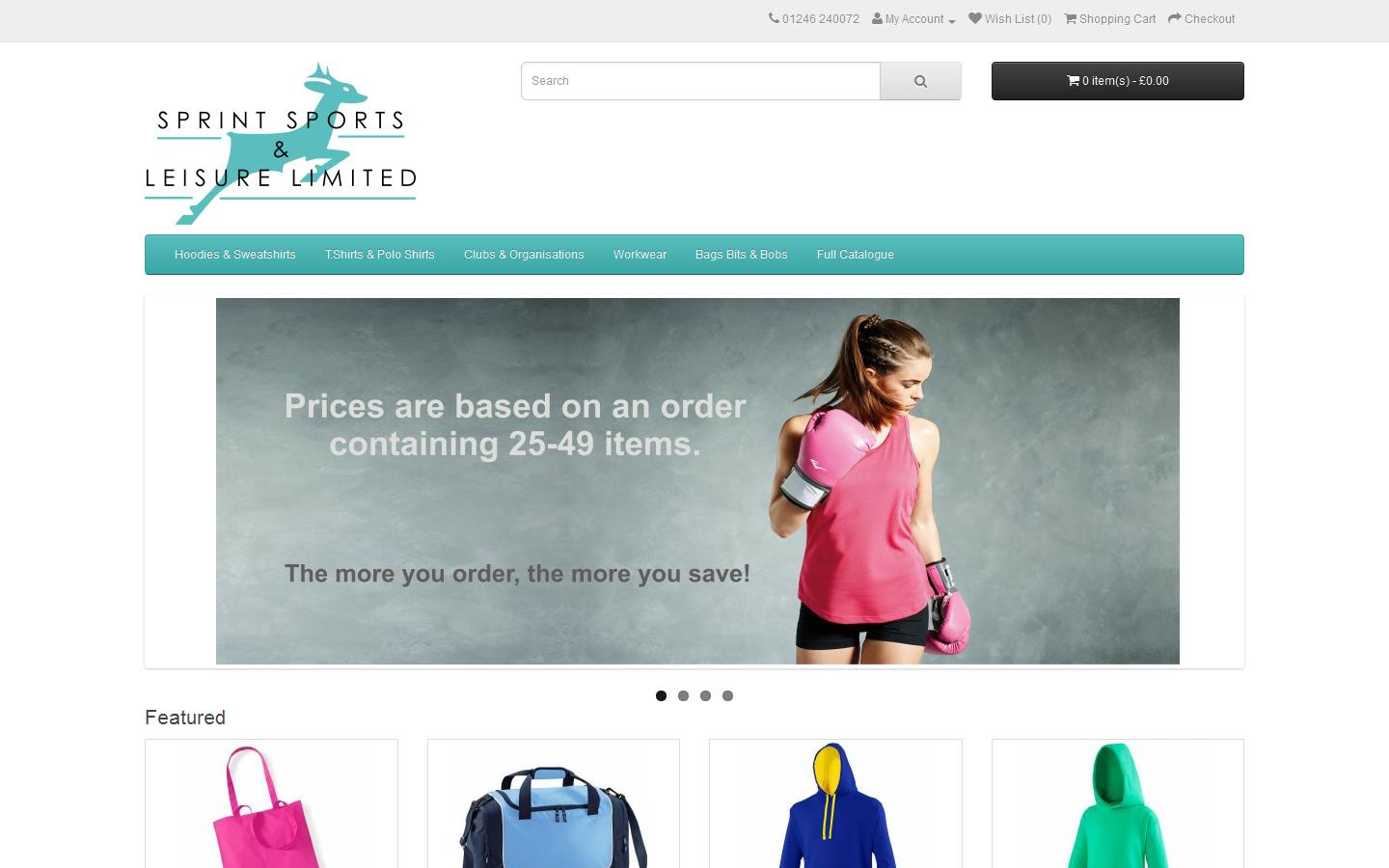 Sprint Sports & Leisure Ltd Website